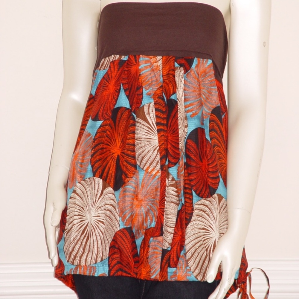 DvF ANETTE FIRE CRACKER FISH TUBE TOP - size 12